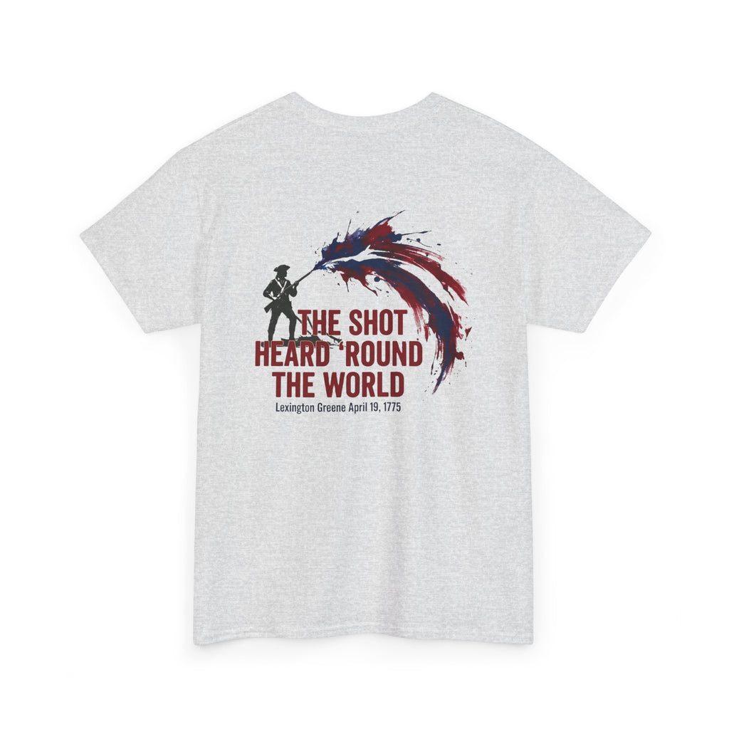 The Shot Heard 'Round The World T-Shirt | 250th Anniversary | Limited Edition Patriotic Americana