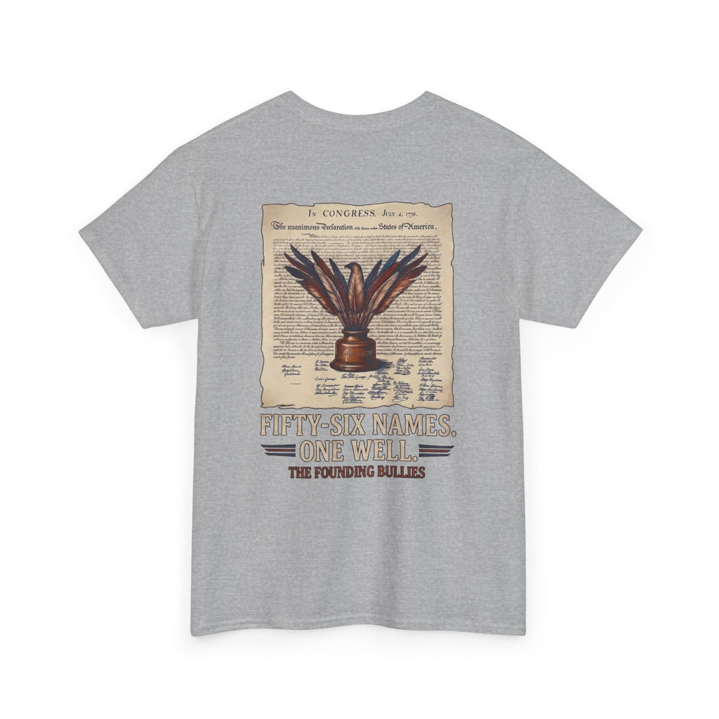 Fifty-Six Names. One Inkwell T-Shirt | 250th Anniversary | Limited Edition Patriotic Americana