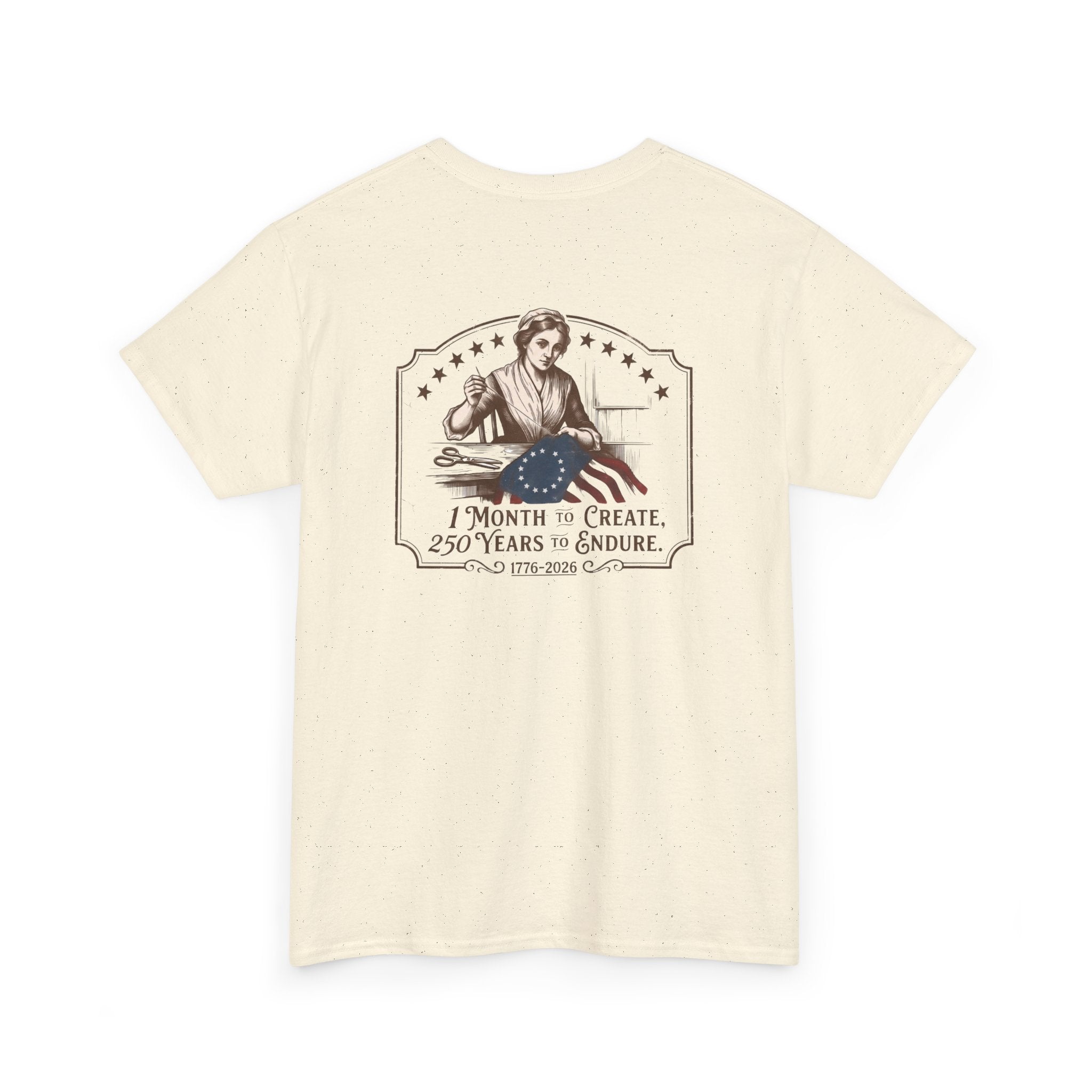 Betsy Ross Flag | 1776-2026, 1 Month to Create 250 Years to Endure, Patriotic Americana