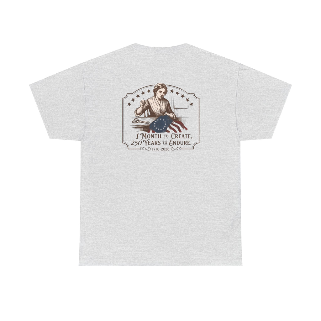 Betsy Ross Flag | 1776-2026, 1 Month to Create 250 Years to Endure, Patriotic Americana