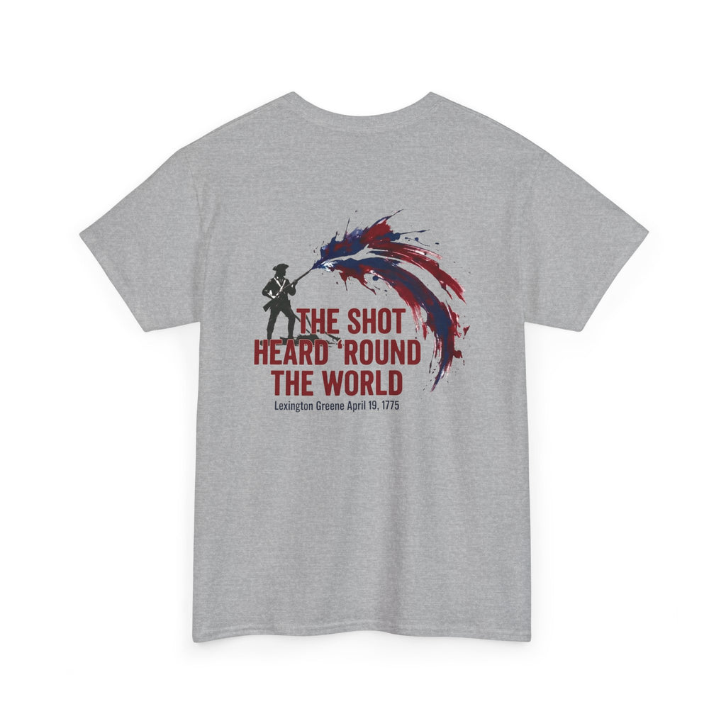 The Shot Heard 'Round The World T-Shirt | 250th Anniversary | Limited Edition Patriotic Americana