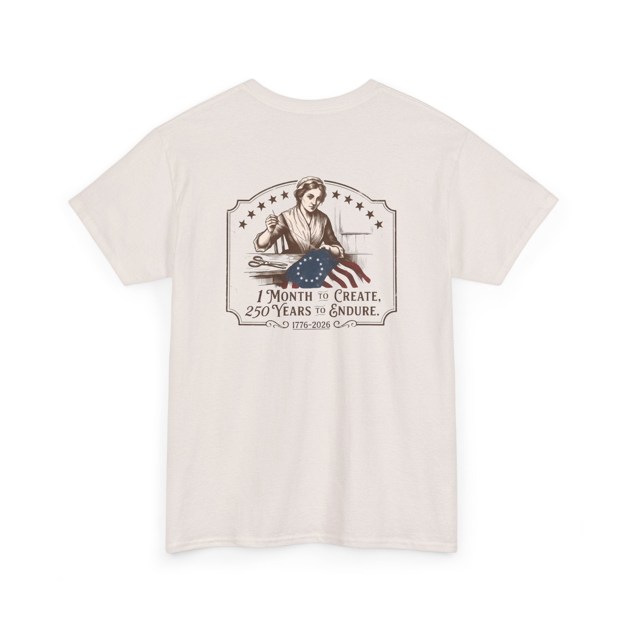 Betsy Ross Flag | 1776-2026, 1 Month to Create 250 Years to Endure, Patriotic Americana