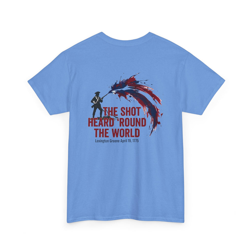 The Shot Heard 'Round The World T-Shirt | 250th Anniversary | Limited Edition Patriotic Americana