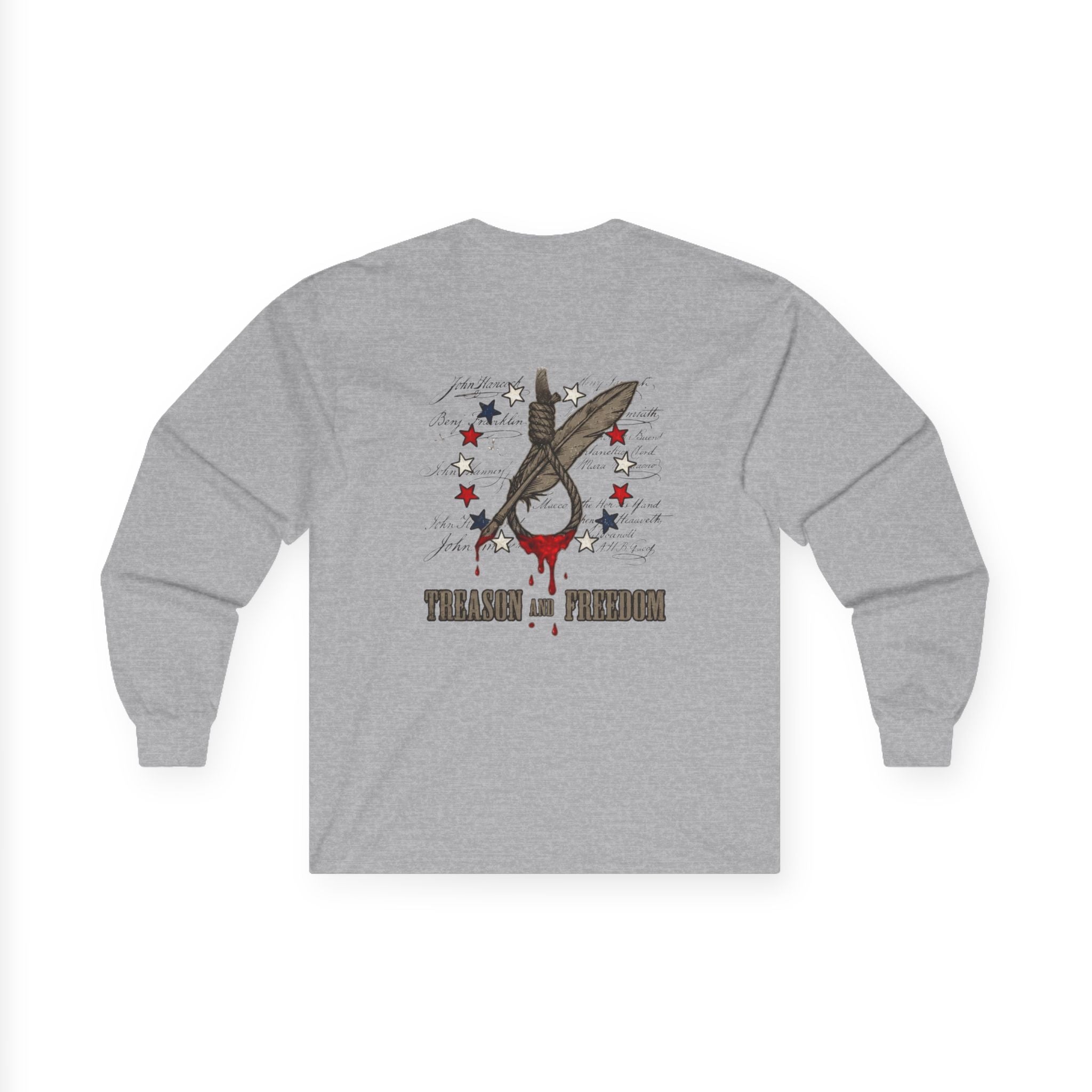 Treason and Freedom Shirt | 1776 American History Graphic Long Seeve Tee