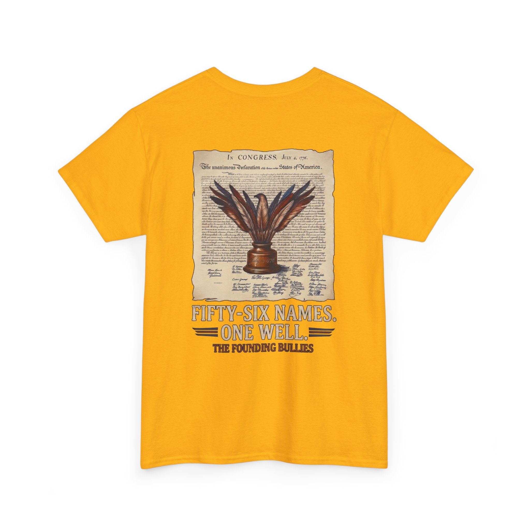 Fifty-Six Names. One Inkwell T-Shirt | 250th Anniversary | Limited Edition Patriotic Americana