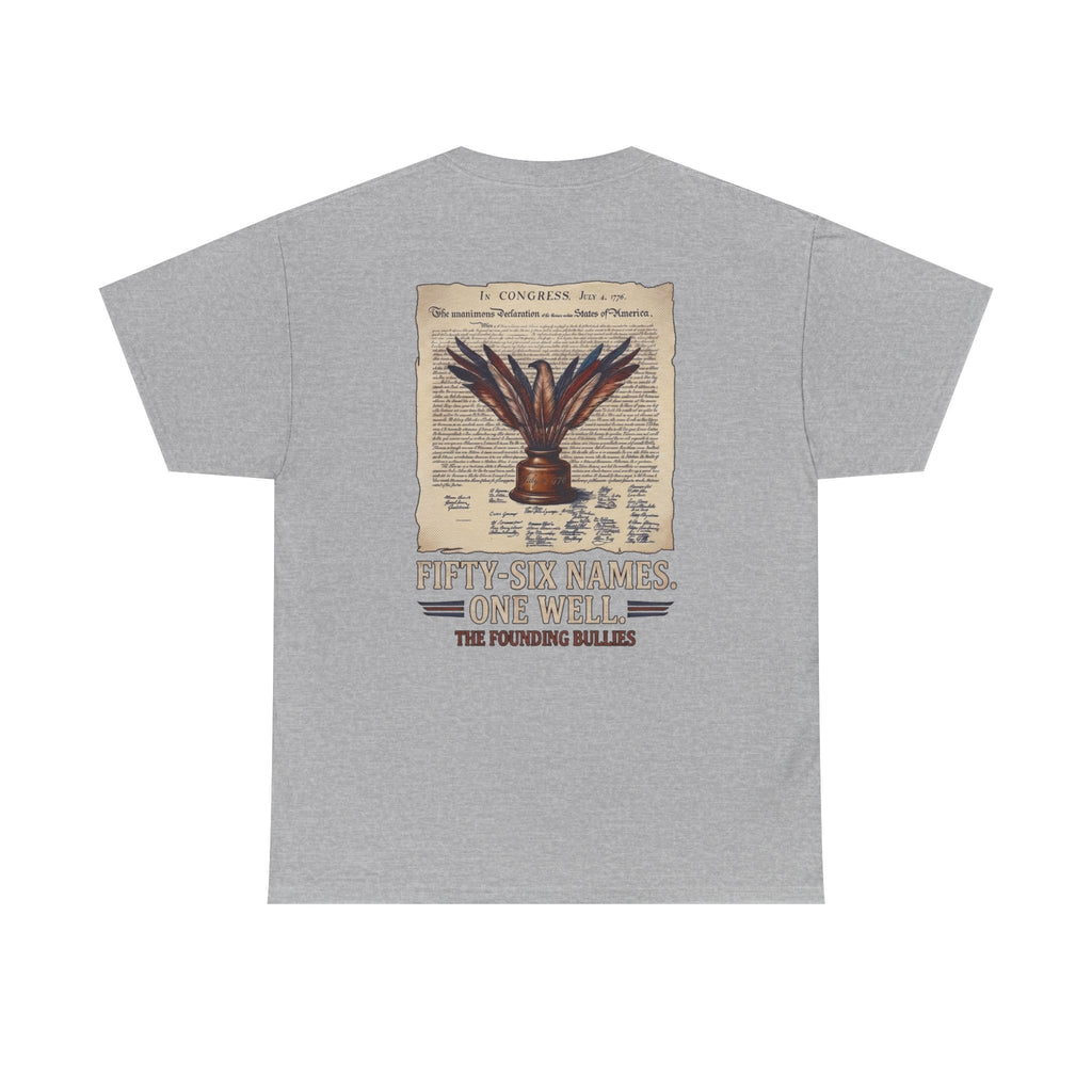 Fifty-Six Names. One Inkwell T-Shirt | 250th Anniversary | Limited Edition Patriotic Americana