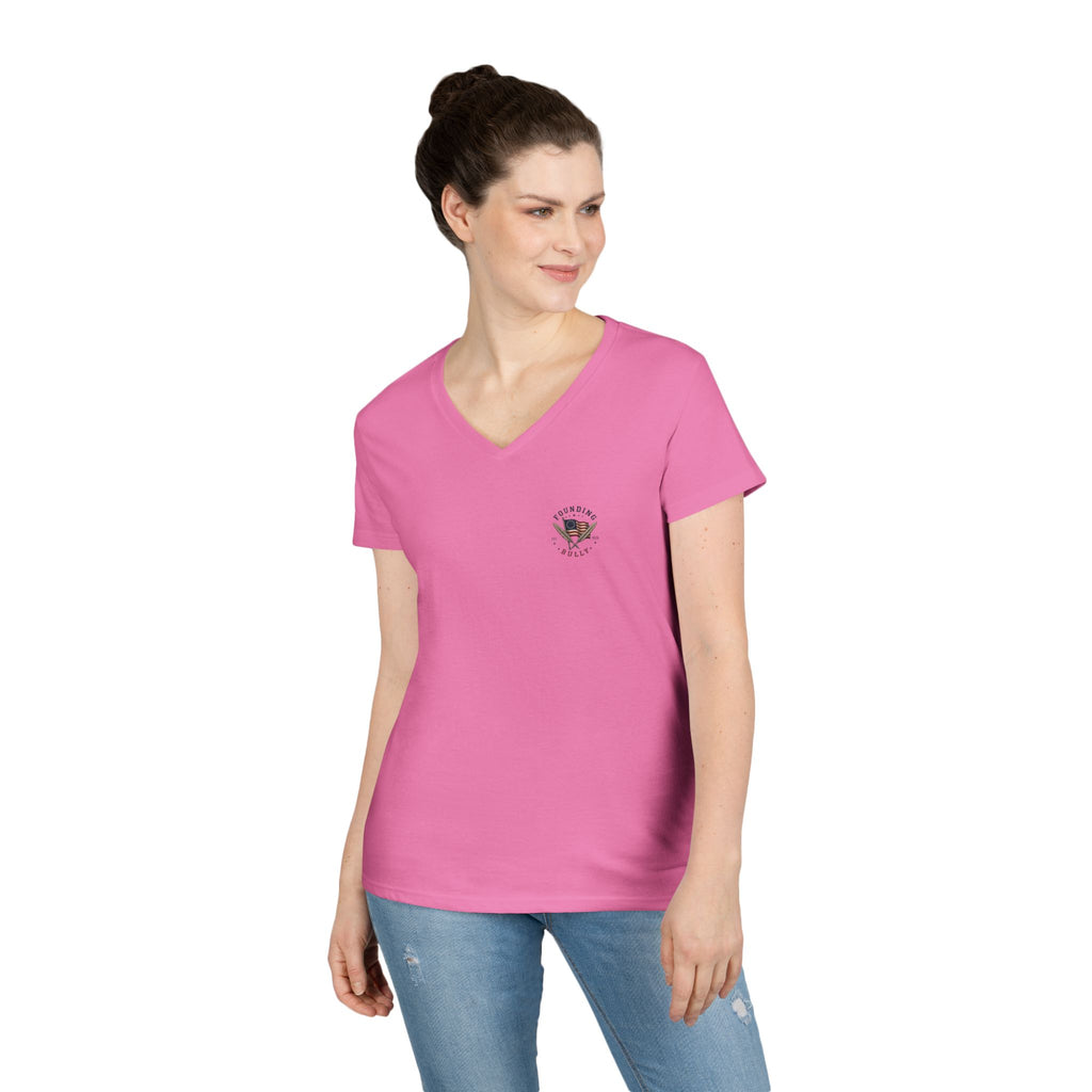 Treason and Freedom Shirt | 1776 American History Graphic Tee | Ladies V-Neck T-Shirt