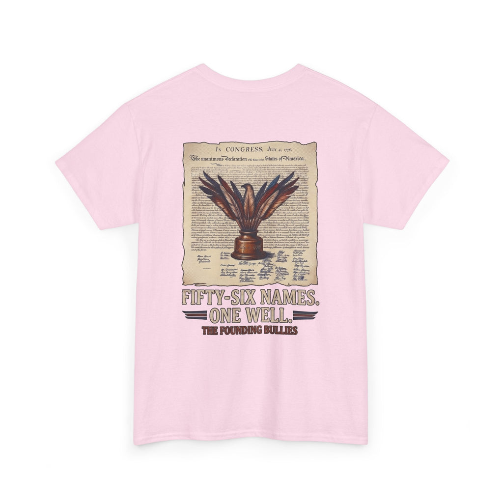 Fifty-Six Names. One Inkwell T-Shirt | 250th Anniversary | Limited Edition Patriotic Americana