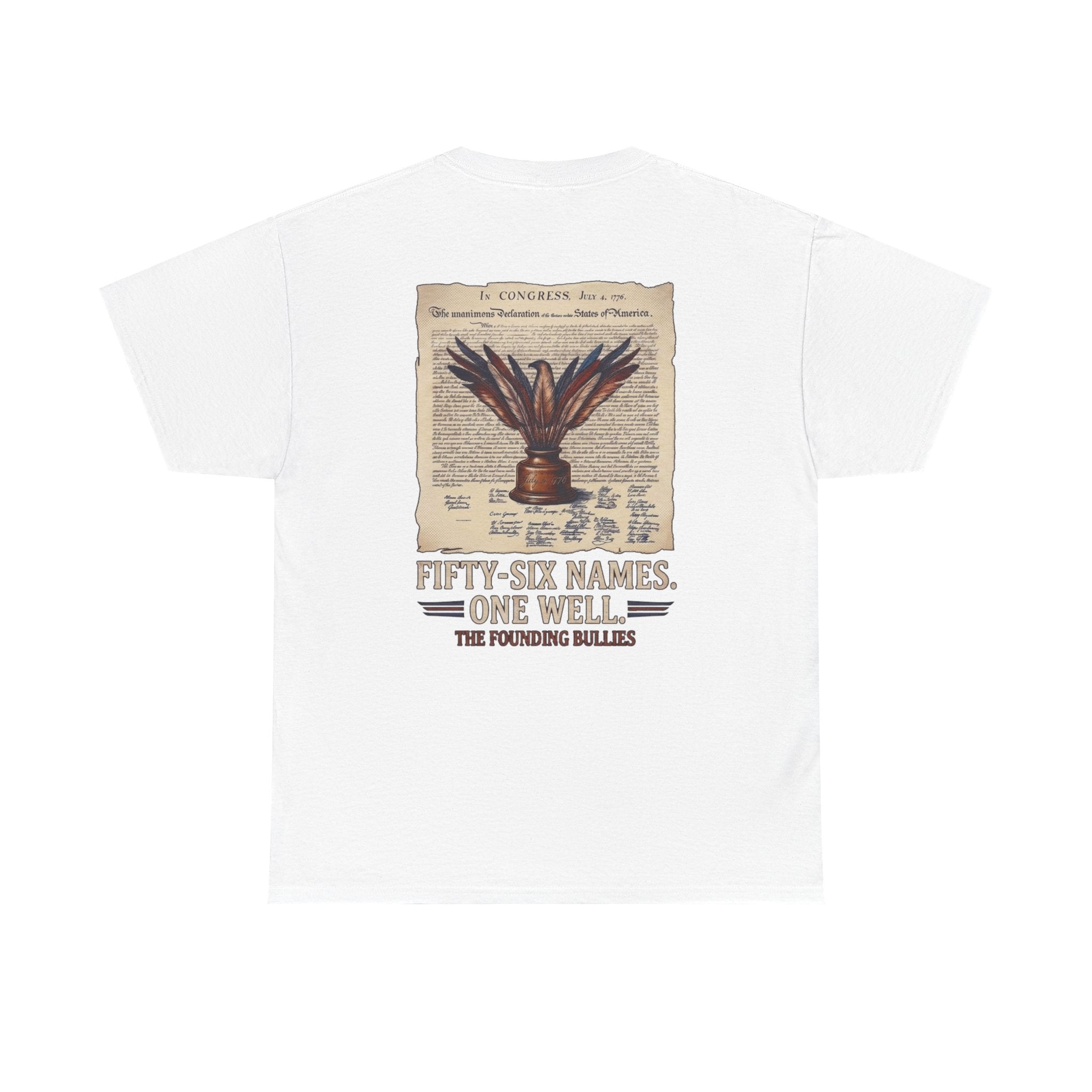 Fifty-Six Names. One Inkwell T-Shirt | 250th Anniversary | Limited Edition Patriotic Americana