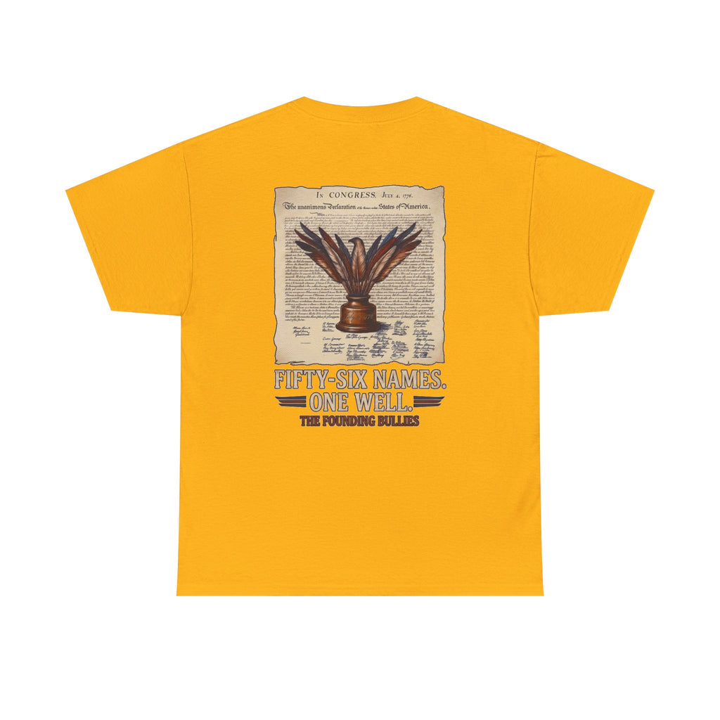 Fifty-Six Names. One Inkwell T-Shirt | 250th Anniversary | Limited Edition Patriotic Americana