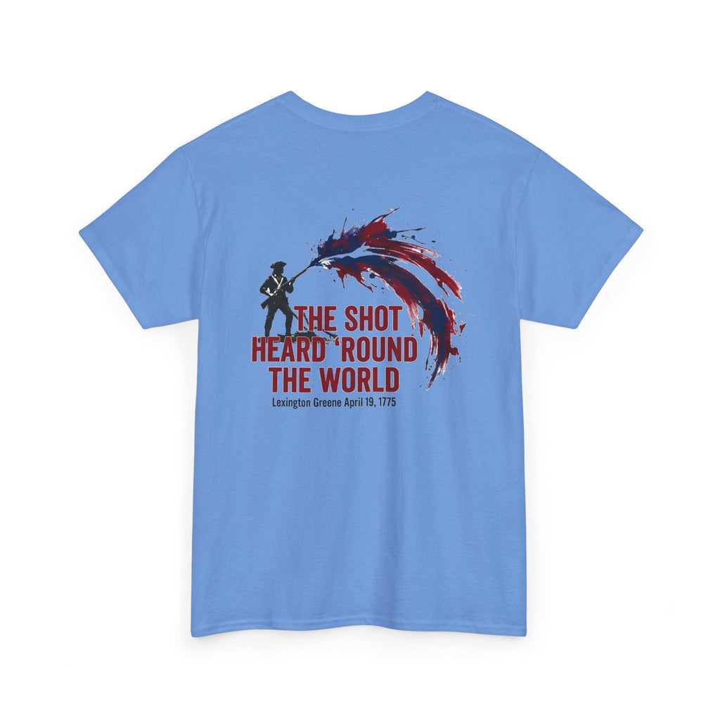 The Shot Heard 'Round The World T-Shirt | 250th Anniversary | Limited Edition Patriotic Americana