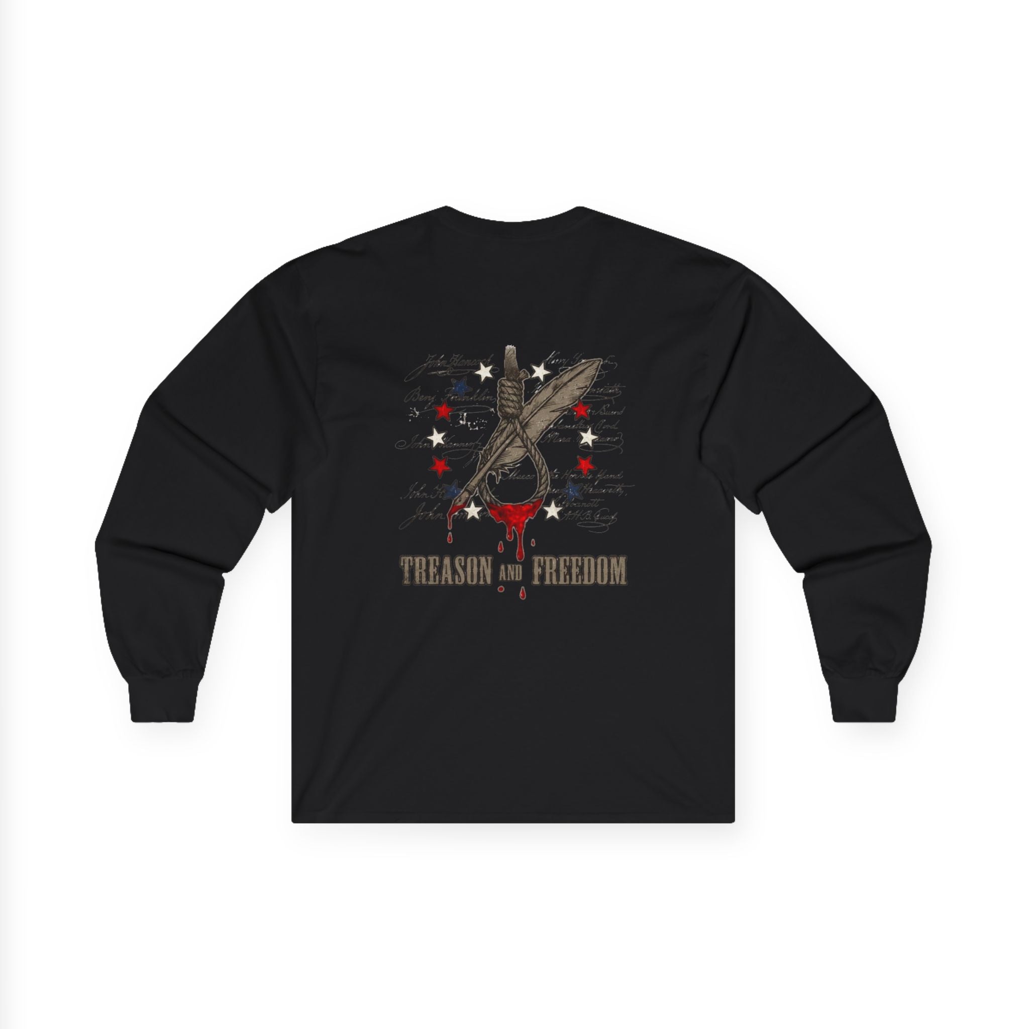 Treason and Freedom Shirt | 1776 American History Graphic Long Seeve Tee