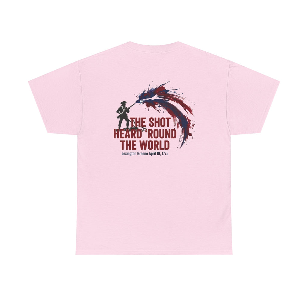 The Shot Heard 'Round The World T-Shirt | 250th Anniversary | Limited Edition Patriotic Americana