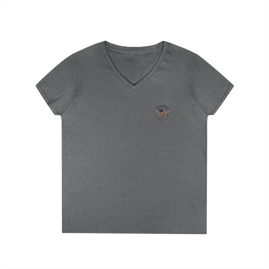 The Shot Heard 'Round The World Ladies V-Neck T-Shirt | 250th Anniversary | Limited Edition