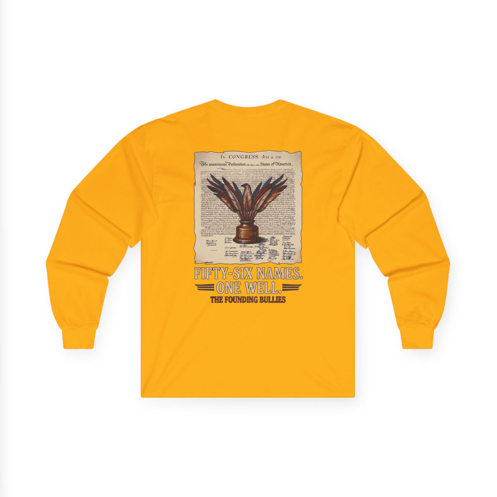 Fifty-Six Names. One Inkwell. Long Sleeve Shirt | 250th Anniversary| Limited Edition