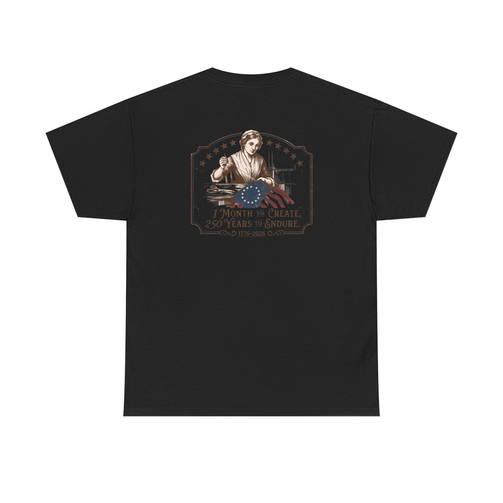 Betsy Ross Flag | 1776-2026, 1 Month to Create 250 Years to Endure, Patriotic Americana