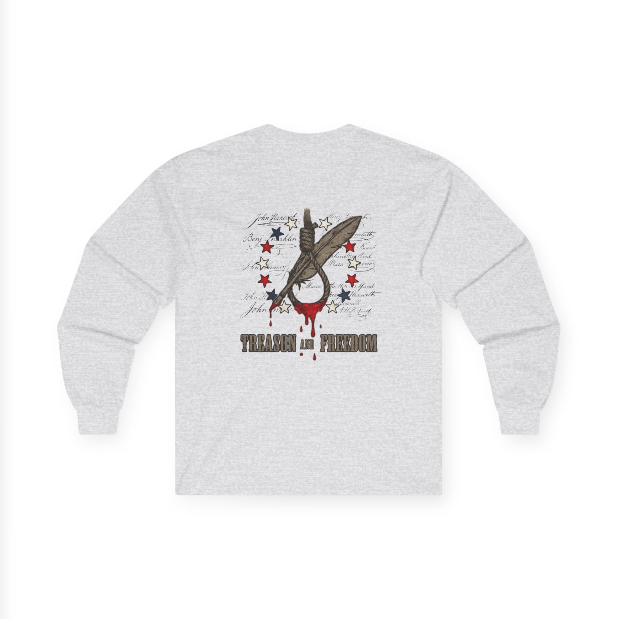 Treason and Freedom Shirt | 1776 American History Graphic Long Seeve Tee