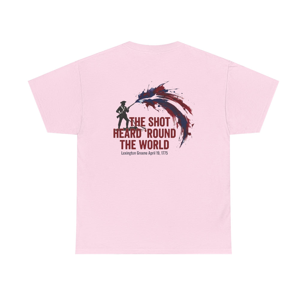 The Shot Heard 'Round The World T-Shirt | 250th Anniversary | Limited Edition Patriotic Americana