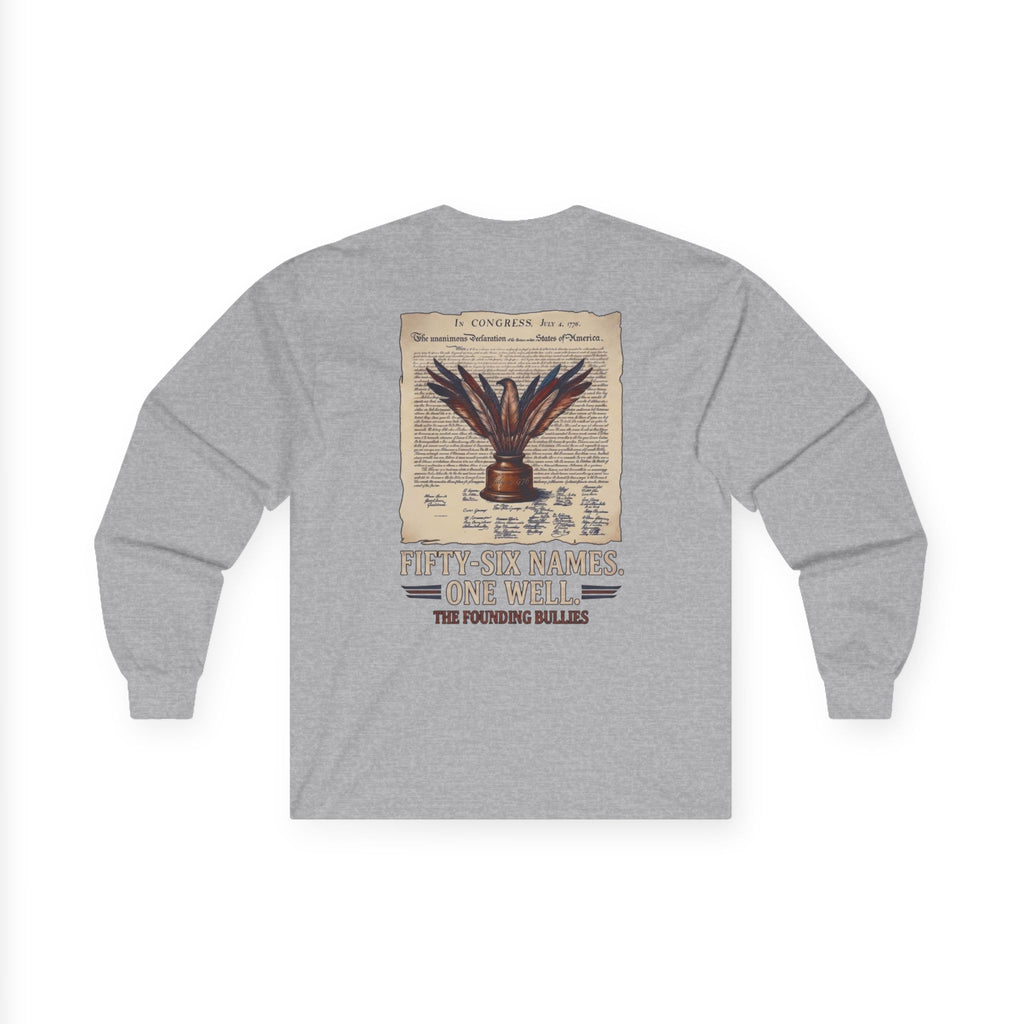 Fifty-Six Names. One Inkwell. Long Sleeve Shirt | 250th Anniversary| Limited Edition
