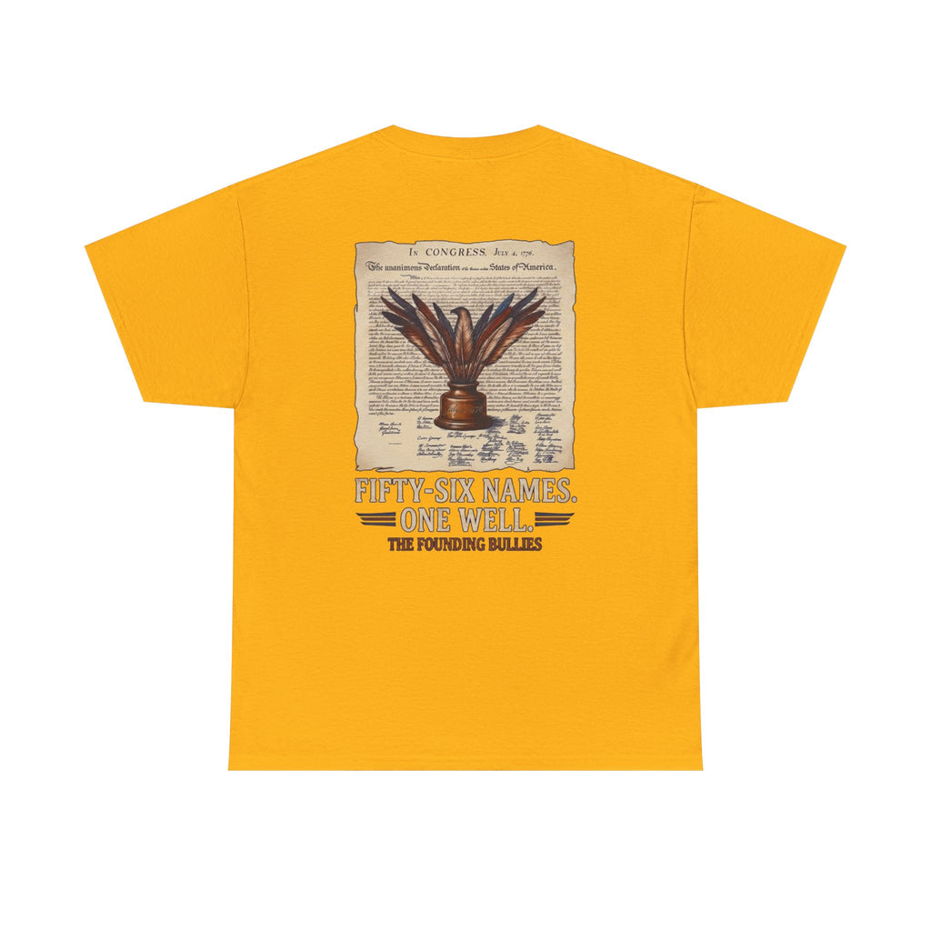 Fifty-Six Names. One Inkwell T-Shirt | 250th Anniversary | Limited Edition Patriotic Americana