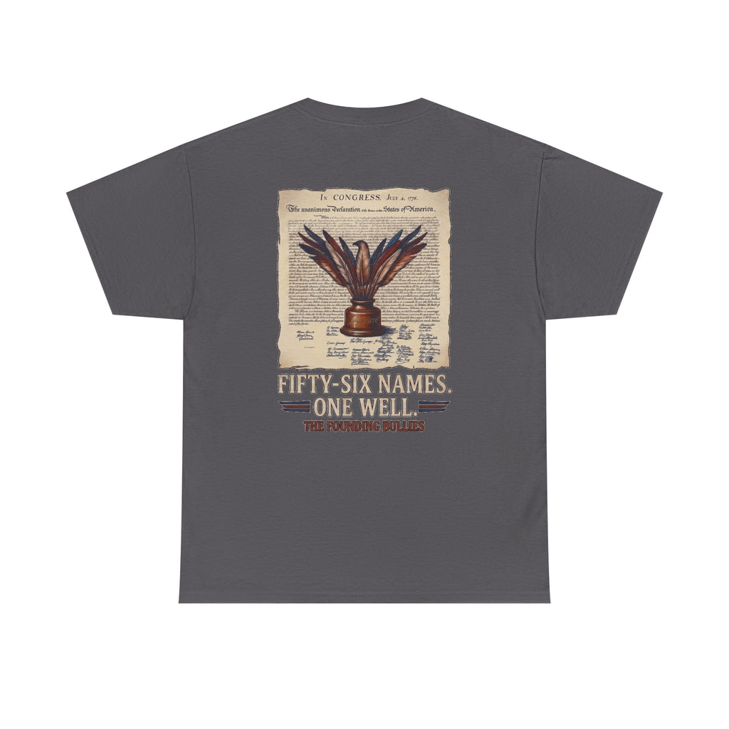 Fifty-Six Names. One Inkwell T-Shirt | 250th Anniversary | Limited Edition Patriotic Americana