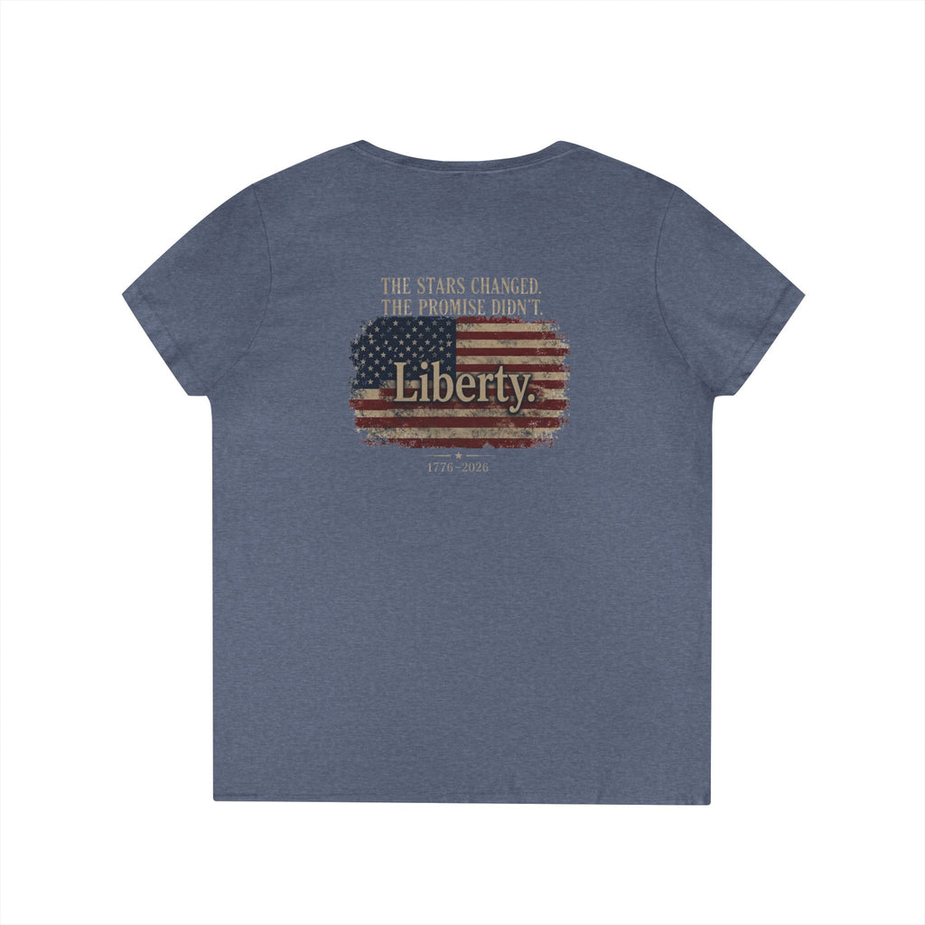 LIBERTY | Ladies V-Neck T-Shirt | 250th Anniversary | Limited Edition